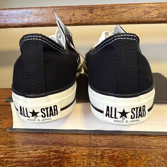 Converse Canvas All Star J OX Black Lo Made in Japan Sneakers Classic Shoe Low - Picture 8 of 15